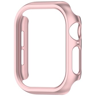 Hard case 46mm (open front) - Ros&eacute; goud - Geschikt voor Apple Watch 46mm