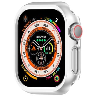 Hard case 42mm (open front) - Zilver - Geschikt voor Apple Watch 42mm (series 10)