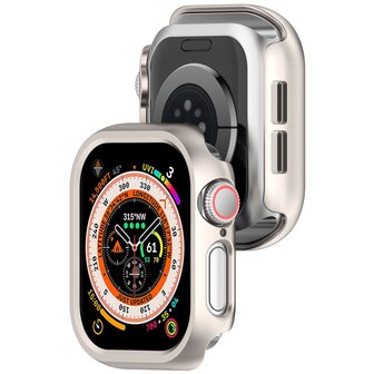 Hard case 42mm (open front) - Sterrenlicht / starlight - Geschikt voor Apple Watch 42mm (series 10)