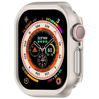 Hard case 42mm (open front) - Sterrenlicht / starlight - Geschikt voor Apple Watch 42mm (series 10)