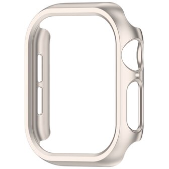 Hard case 42mm (open front) - Sterrenlicht / starlight - Geschikt voor Apple Watch 42mm (series 10)