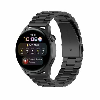 Stalen schakelband - Zwart - Xiaomi Redmi Watch 5 Active / Redmi Watch 5 Lite