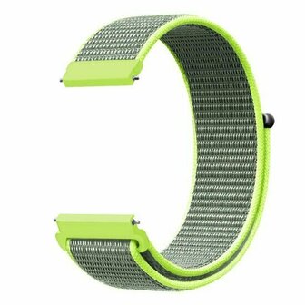 Sport Loop nylon bandje - Neon groen - Xiaomi Redmi Watch 5 Active / Redmi Watch 5 Lite