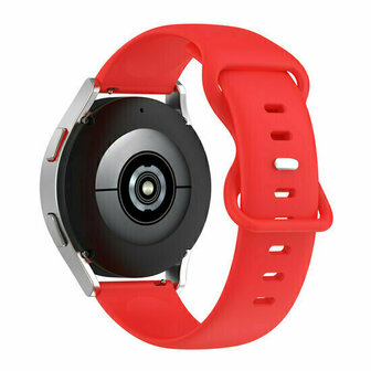 Solid color sportband - Rood - Xiaomi Redmi Watch 5 Active / Redmi Watch 5 Lite