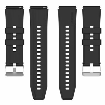 Siliconen sportband - Zwart - Xiaomi Redmi Watch 5 Active / Redmi Watch 5 Lite