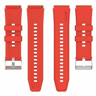 Siliconen sportband - Rood - Xiaomi Redmi Watch 5 Active / Redmi Watch 5 Lite