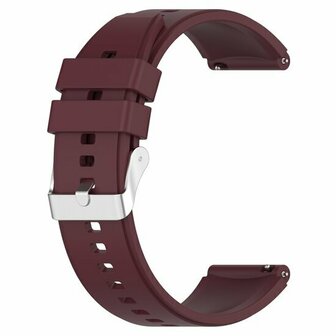 Siliconen sportband - Wijnrood - Xiaomi Redmi Watch 5 Active / Redmi Watch 5 Lite