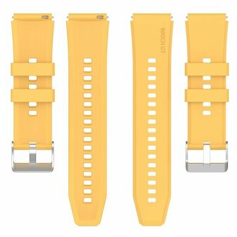 Siliconen sportband - Geel - Xiaomi Redmi Watch 5 Active / Redmi Watch 5 Lite