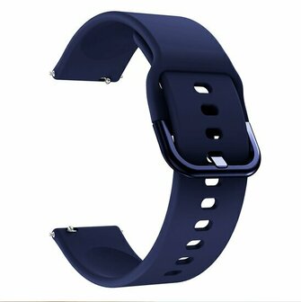 Siliconen sportband - Donkerblauw - Xiaomi Redmi Watch 5 Active / Redmi Watch 5 Lite