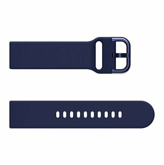 Siliconen sportband - Donkerblauw - Xiaomi Redmi Watch 5 Active / Redmi Watch 5 Lite