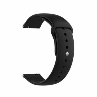 Rubberen sportband - Zwart - Xiaomi Redmi Watch 5 Active / Redmi Watch 5 Lite