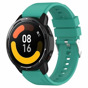 Siliconen sportband - Aqua groen - Xiaomi Redmi Watch 5 Active / Redmi Watch 5 Lite