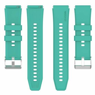 Siliconen sportband - Aqua groen - Xiaomi Redmi Watch 5 Active / Redmi Watch 5 Lite