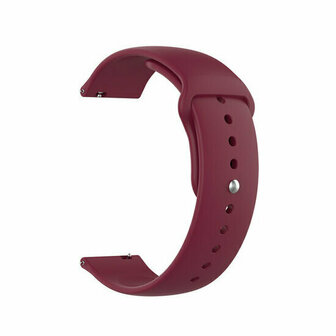 Rubberen sportband - Bordeaux - Xiaomi Redmi Watch 5 Active / Redmi Watch 5 Lite