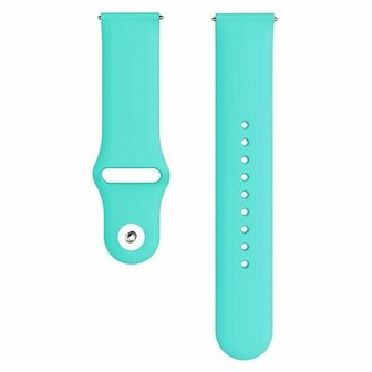 Rubberen sportband - Aqua blauw - Xiaomi Redmi Watch 5 Active / Redmi Watch 5 Lite