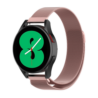 Milanese bandje - Ros&eacute; goud - Xiaomi Redmi Watch 5 Active / Redmi Watch 5 Lite