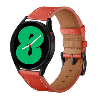 lederen bandje - Rood - Xiaomi Redmi Watch 5 Active / Redmi Watch 5 Lite