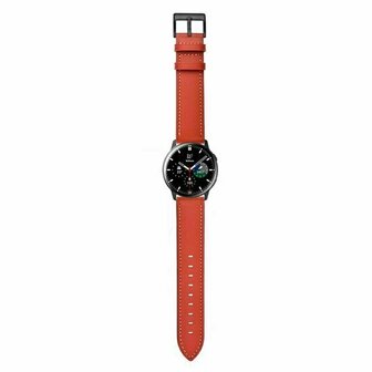 lederen bandje - Rood - Xiaomi Redmi Watch 5 Active / Redmi Watch 5 Lite