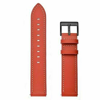 lederen bandje - Rood - Xiaomi Redmi Watch 5 Active / Redmi Watch 5 Lite