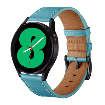 lederen bandje - Blauw - Xiaomi Redmi Watch 5 Active / Redmi Watch 5 Lite