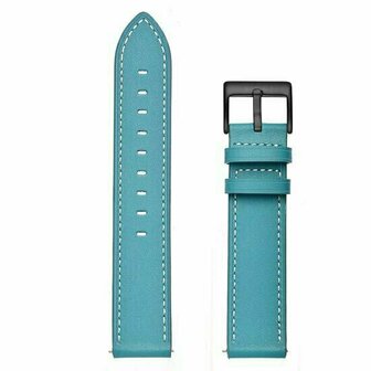 lederen bandje - Blauw - Xiaomi Redmi Watch 5 Active / Redmi Watch 5 Lite