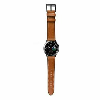 lederen bandje - Bruin - Xiaomi Redmi Watch 5 Active / Redmi Watch 5 Lite