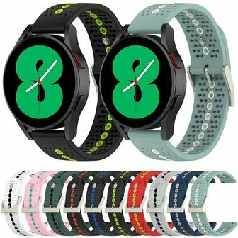 Dot Pattern bandje - Zwart met geel - Xiaomi Redmi Watch 5 Active / Redmi Watch 5 Lite