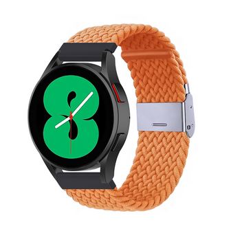 Braided nylon bandje - Oranje - Xiaomi Redmi Watch 5 Active / Redmi Watch 5 Lite