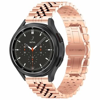 Stalen band - Ros&eacute; goud - Xiaomi Mi Watch / Xiaomi Watch 2 / Xiaomi Watch S1 / S2 / S3 / S4