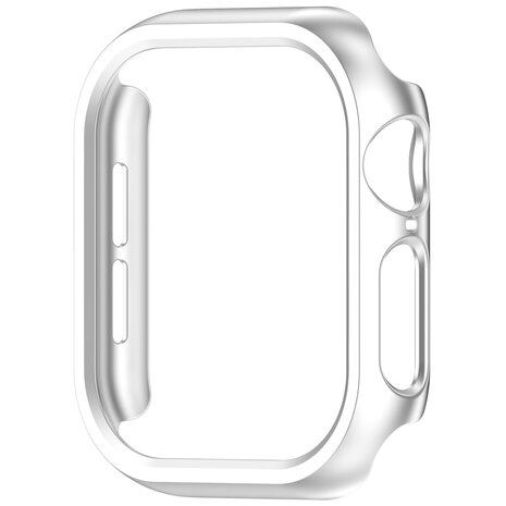 Hard case 46mm (open front) - Zilver - Geschikt voor Apple Watch 46mm