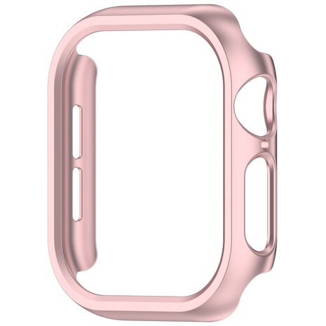 Hard case 46mm (open front) - Rosé goud - Geschikt voor Apple Watch 46mm