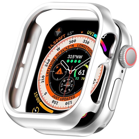 Hard case 42mm (open front) - Zilver - Geschikt voor Apple Watch 42mm (series 10)