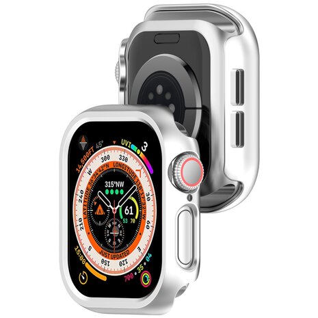 Hard case 42mm (open front) - Zilver - Geschikt voor Apple Watch 42mm (series 10)