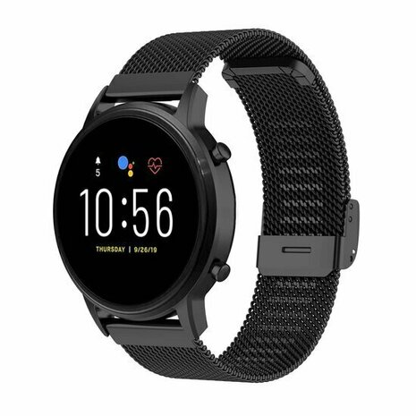 Xiaomi Redmi Watch 5 Active / Redmi Watch 5 Lite - Milanese bandje met klemsluiting - Zwart