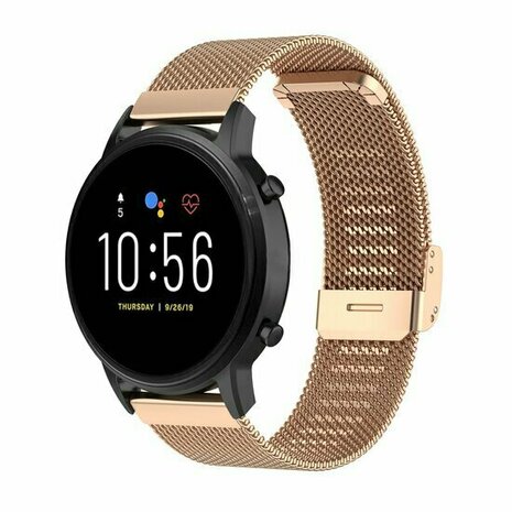 Xiaomi Redmi Watch 5 Active / Redmi Watch 5 Lite - Milanese bandje met klemsluiting - Champagne goud