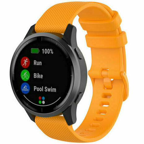 Sportband met motief - Oranje - Xiaomi Redmi Watch 5 Active / Redmi Watch 5 Lite