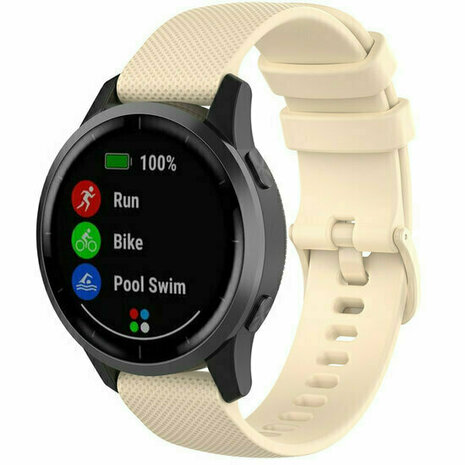 Sportband met motief - Beige - Xiaomi Redmi Watch 5 Active / Redmi Watch 5 Lite