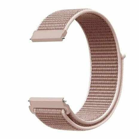 Sport Loop nylon bandje - Zacht roze - Xiaomi Redmi Watch 5 Active / Redmi Watch 5 Lite