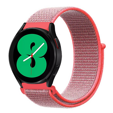 Sport Loop nylon bandje - Roze - Xiaomi Redmi Watch 5 Active / Redmi Watch 5 Lite