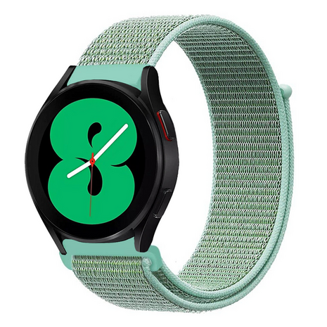 Sport Loop nylon bandje - Mintgroen - Xiaomi Redmi Watch 5 Active / Redmi Watch 5 Lite