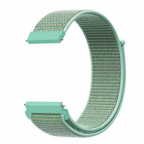 Sport Loop nylon bandje - Mintgroen - Xiaomi Redmi Watch 5 Active / Redmi Watch 5 Lite