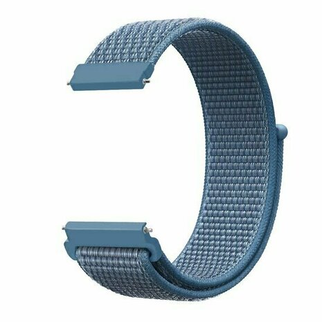 Sport Loop nylon bandje - Denim blauw - Xiaomi Redmi Watch 5 Active / Redmi Watch 5 Lite