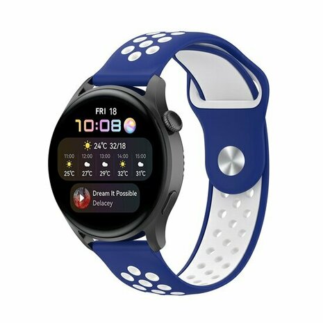 Sport Edition - Blauw + wit - Xiaomi Redmi Watch 5 Active / Redmi Watch 5 Lite