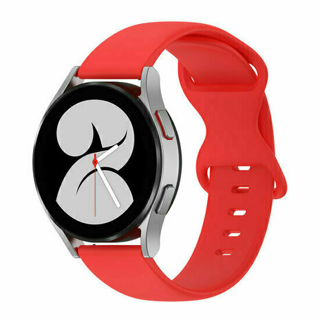 Solid color sportband - Rood - Xiaomi Redmi Watch 5 Active / Redmi Watch 5 Lite