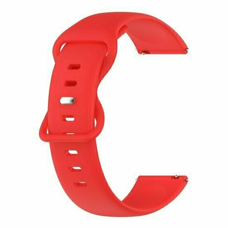 Solid color sportband - Rood - Xiaomi Redmi Watch 5 Active / Redmi Watch 5 Lite