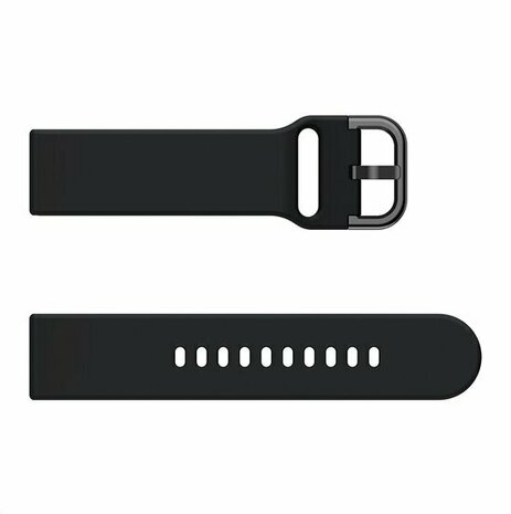 Siliconen sportband - Zwart - Xiaomi Redmi Watch 5 Active / Redmi Watch 5 Lite