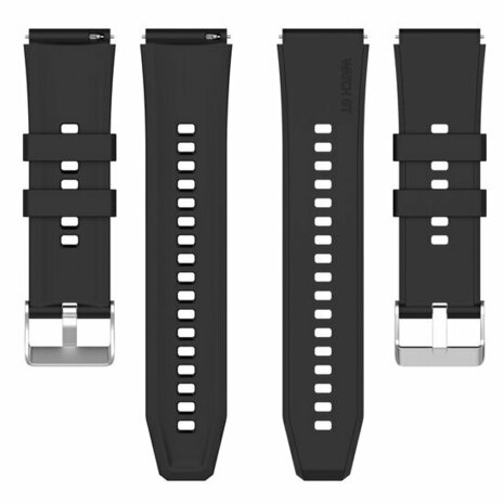 Siliconen sportband - Zwart - Xiaomi Redmi Watch 5 Active / Redmi Watch 5 Lite