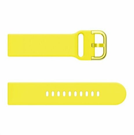 Siliconen sportband - Geel - Xiaomi Redmi Watch 5 Active / Redmi Watch 5 Lite