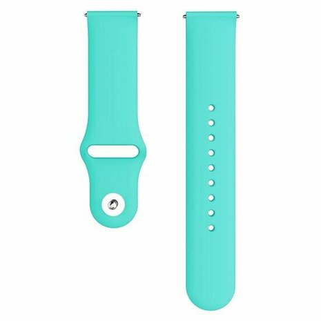 Rubberen sportband - Aqua blauw - Xiaomi Redmi Watch 5 Active / Redmi Watch 5 Lite