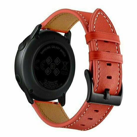 lederen bandje - Rood - Xiaomi Redmi Watch 5 Active / Redmi Watch 5 Lite